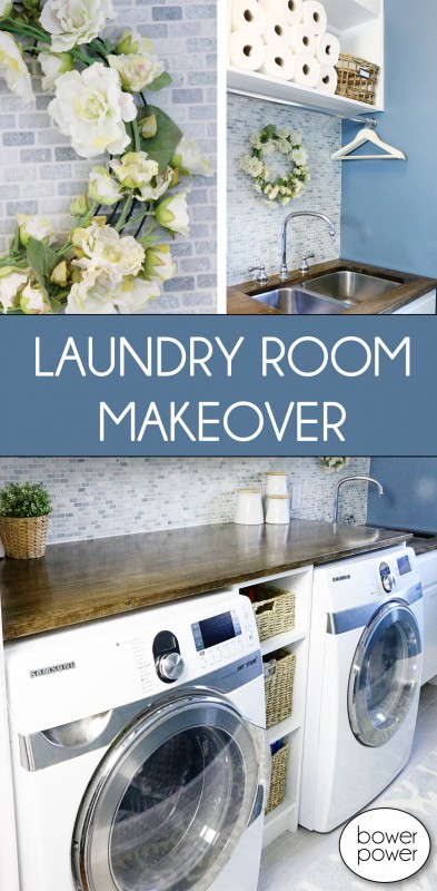 Laundry Room Reveal - Bower Power