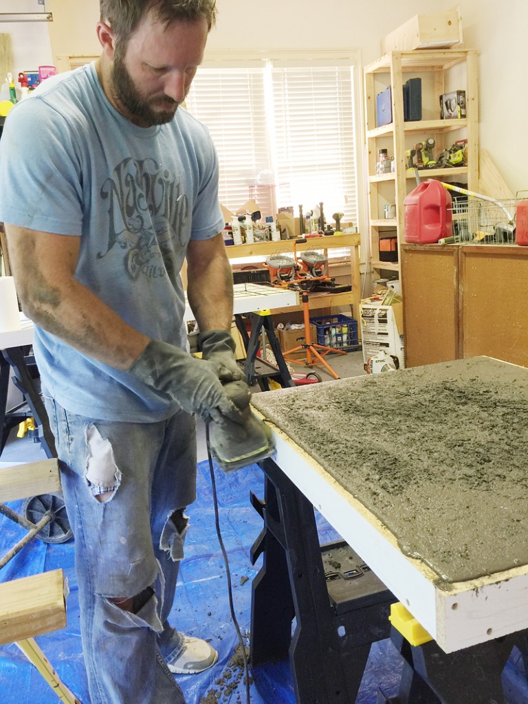 DIY Concrete Countertops Tutorial - Bower Power