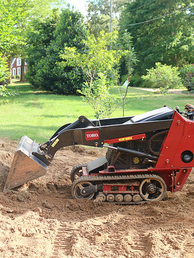 Grading For a Garden