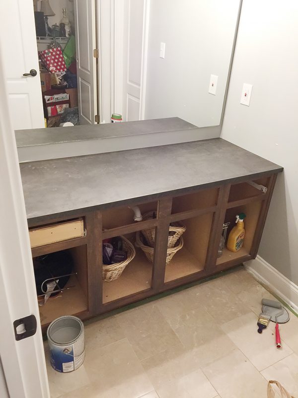 How To Refinish A Bathroom Vanity Bower Power   IMG 2353c 600x800 