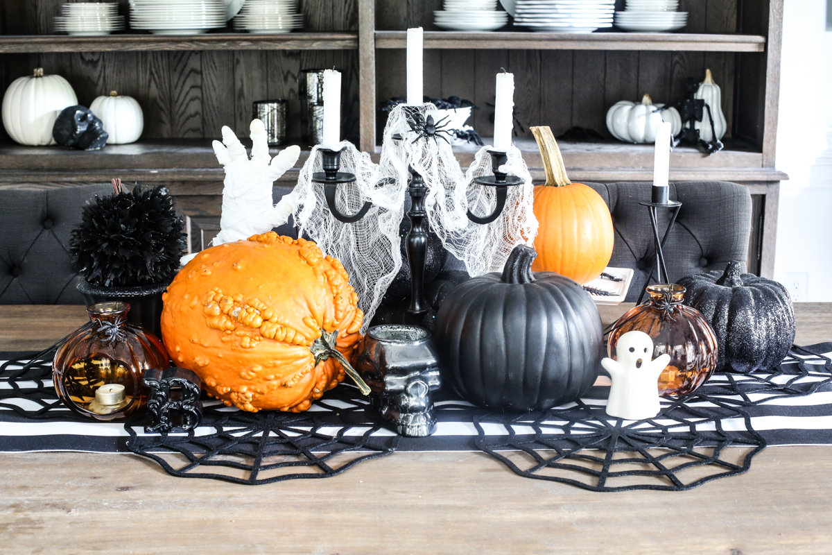 Halloween Decorations For Dining Room Table