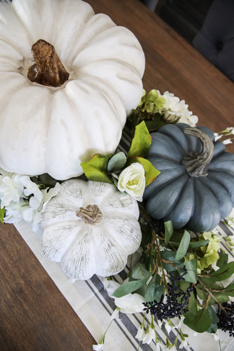 Easy Pumpkin Centerpiece - Bower Power